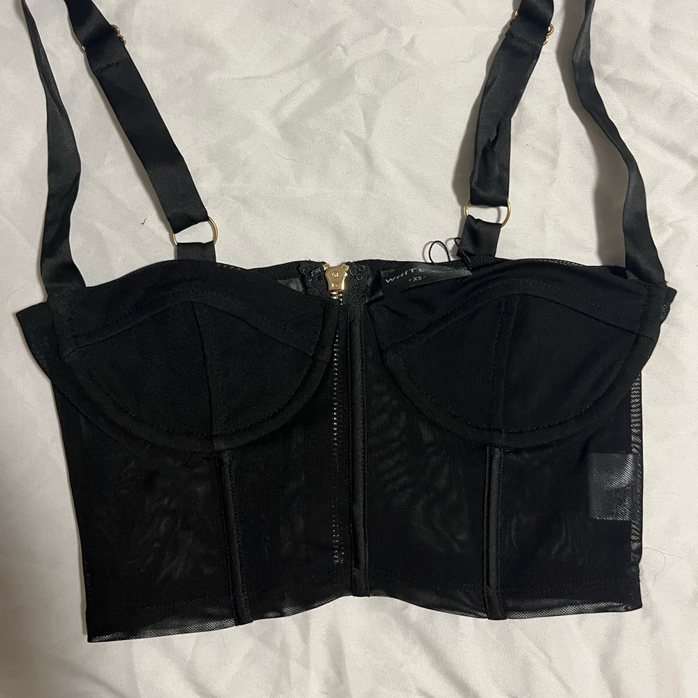whitefox bustier corset top